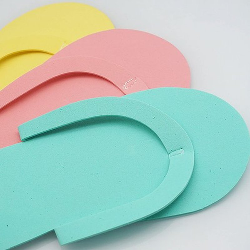 Khakho Eva Disposable Anti-Slip Pedicure Slippers,Disposable Flip Flops,Foam Slippers,Spa Slippers for Salon Nail Foot Spa