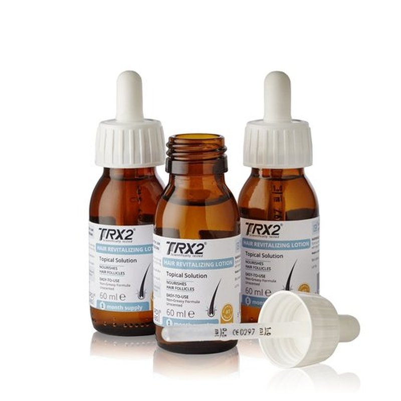 TRX2® Hair Revitalizing Lotion - Natural Formula for Thicker, Fuller Hair - Easy Application with Biotin - Unisex