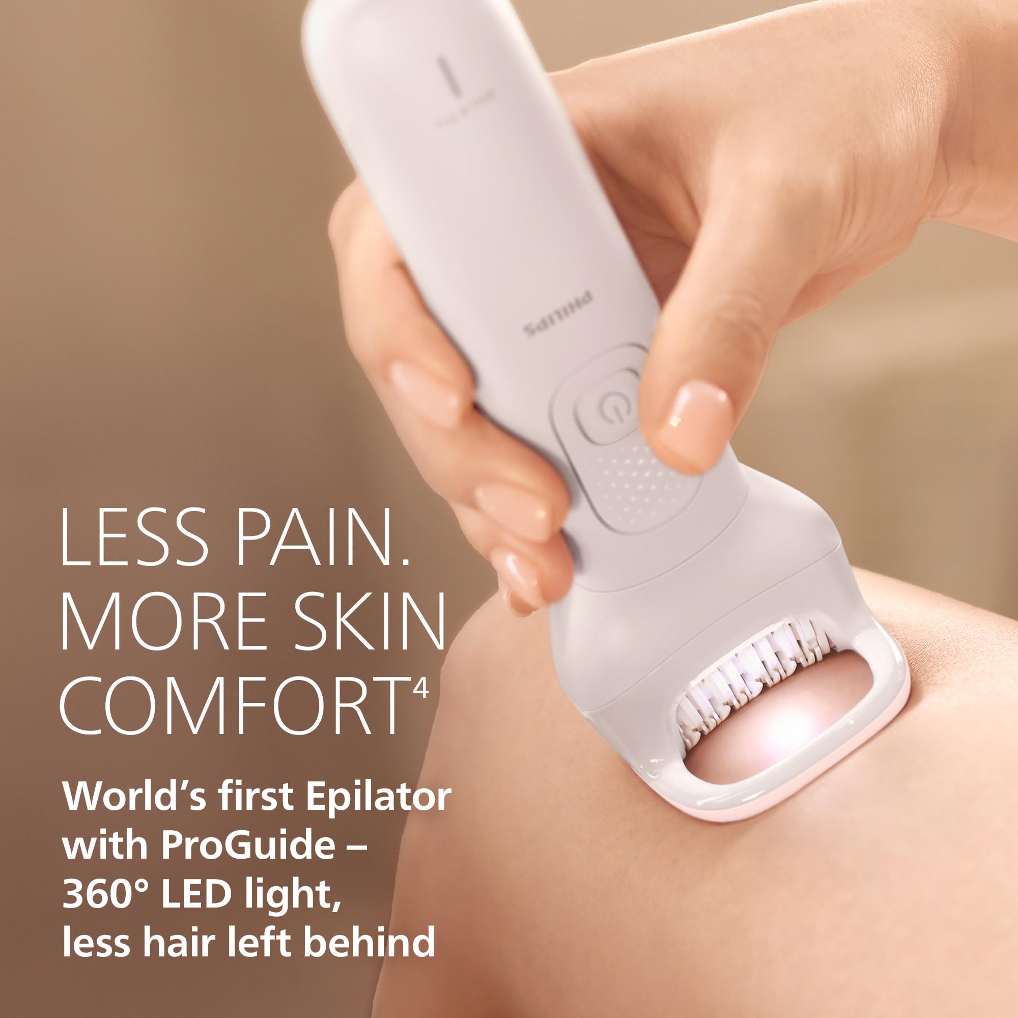 Philips Beauty Set - All-in-One Set for Body and Face, Cordless Wet and Dry Use, for Hair Removal, Body and Skincare, Epilator with 7 Accessories, Model BRE738/00