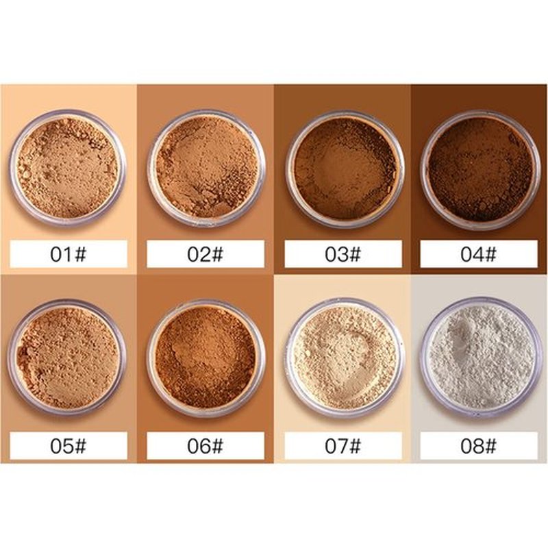 MAEPEOR Matte Setting Loose Powder - Smooth, Lightweight Formula for Brightening Makeup | 8 Colors Available