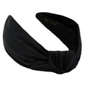 YETASI Velvet Black Headbands for Women, Wearable All Day, Trendy Womens Headbands are Knotted Headband for Women's Hair, Cute Top Knot Fashion Designer Girls Head band