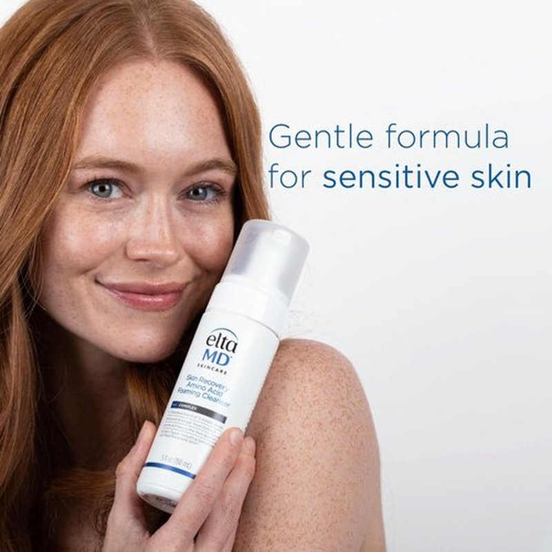 EltaMD Skin Recovery Foaming Facial Cleanser - Gentle Formula for Sensitive Skin, 5 Fl Oz