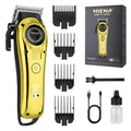 HIENA PRO Professional Hair Clippers for Men, Cordless Electric Hair Cutting, Cordless Rechargeable Hair Clipper with LED Display, Gifts for Men