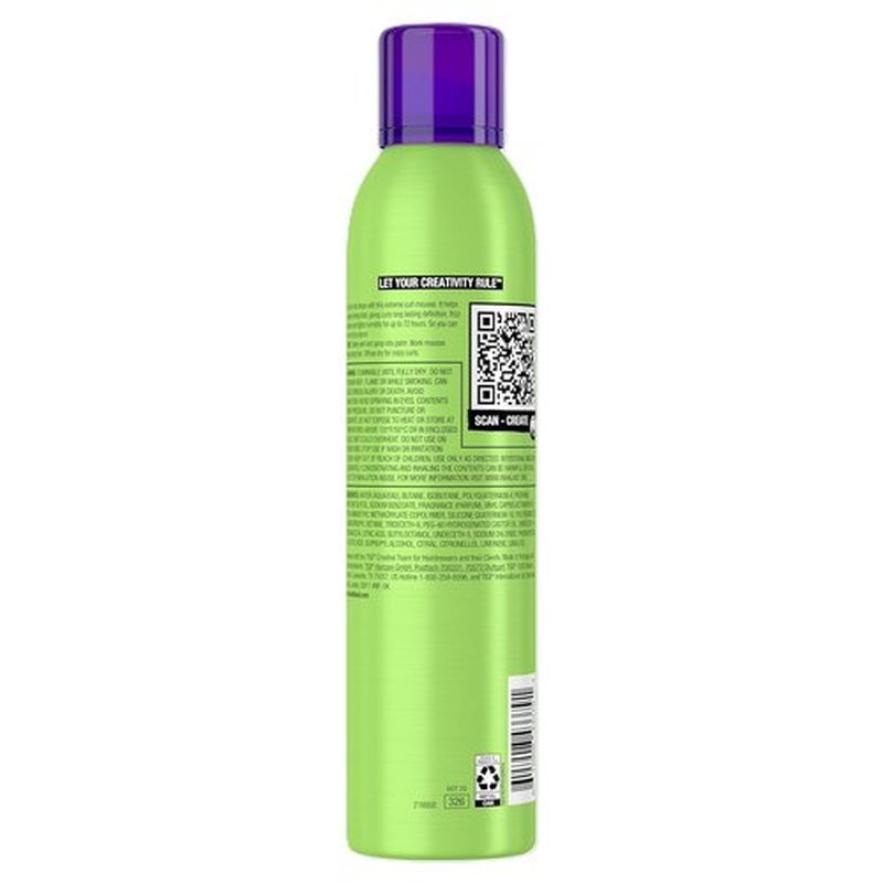 Bed Head by TIGI Curl-Defining Mousse - Extreme Hold & Anti-Frizz Formula, 8.4 oz