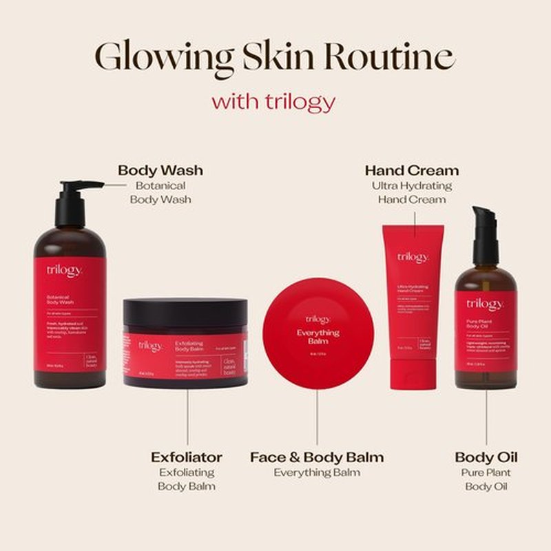 Trilogy Pure Plant Body Oil, Nourishing Rosehip Blend for Smooth Skin, 3.38 fl oz