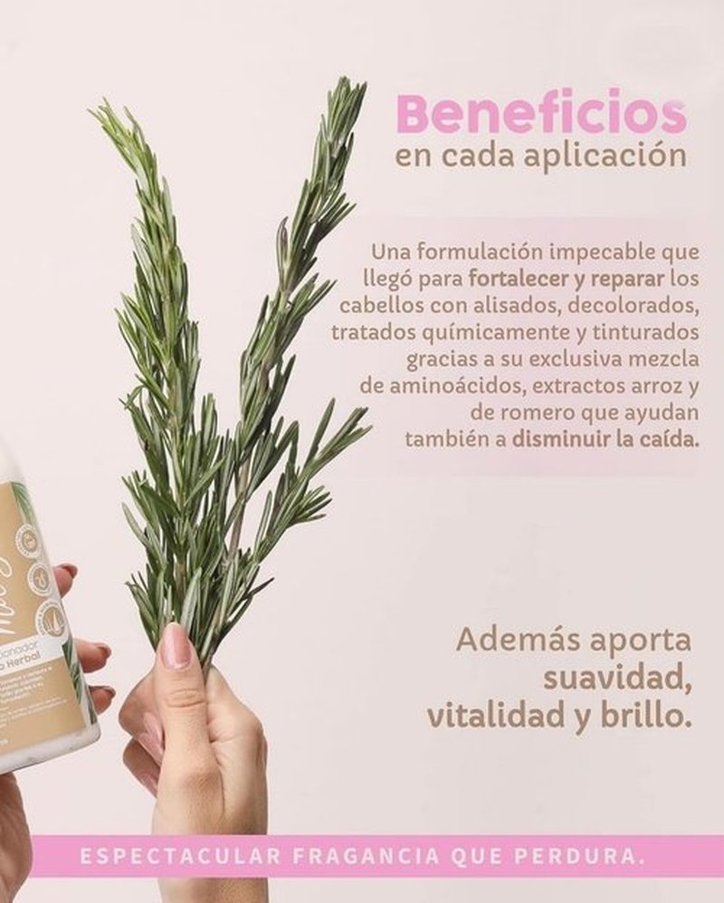 Milagros Acondicionador Herbal | Disminuye la Caida Del Cabello y Aporta Suavidad y Brillo, Beige
