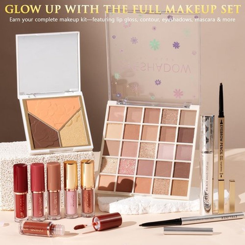 Teen Girl Gifts Trendy Stuff, 10 Positive Affirmation Cards & Empowering Challenges to Unlock 10 Wrapped Makeup Gift Set Motivational Birthday Easter Basket Stuffers Gifts for Tween & Teenage Girls