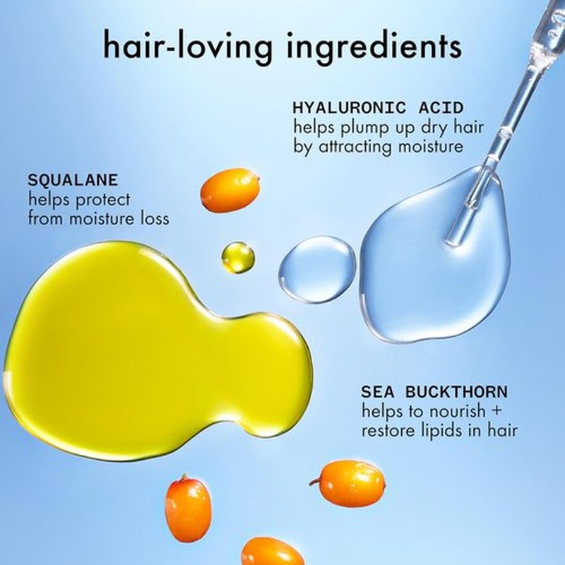 Amika Hydro Rush Intense Moisture Shampoo - Deep Hydration with Hyaluronic Acid | 10 Fl Oz