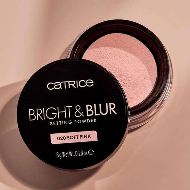 Catrice Bright & Blur Loose Setting Powder - Fragrance-Free, Lightweight Formula | Vegan & Cruelty-Free (020 | Soft Pink)