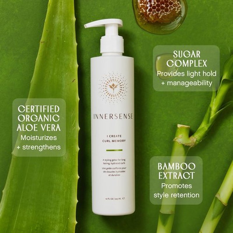 INNERSENSE Organic Beauty - I Create Curl Memory Gel | Non-Toxic, Cruelty-Free Haircare (10 oz | 295 ml)