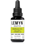 Lemyn Organics Virgin Marula Face Oil | Supercharged with Vitamin C & E | Freshly Made | Intense Hydration & Radiance Boost | Anti-Aging Skin Care and Face Moisturizer | Organic – Vegan – Cruelty-Free