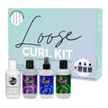 Curl Keeper Loose Curl Starter Kit - Travel Size Set for Wavy Hair with Liquid Styler, Shampoo & Gel