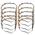 Beaupretty 10pcs DIY Flower Headpieces Leaf Wreath Rattan Crown Halo Wreath Headband for Girls Women