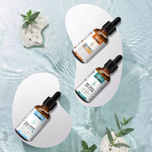 Age Defying Facial Serum - Vitamin C, Retinol & Hyaluronic Acid Serum Set for Wrinkles, Fine Lines, Skin Firmness & Moisture Retention - Collagen Boost & Deep Nourishment