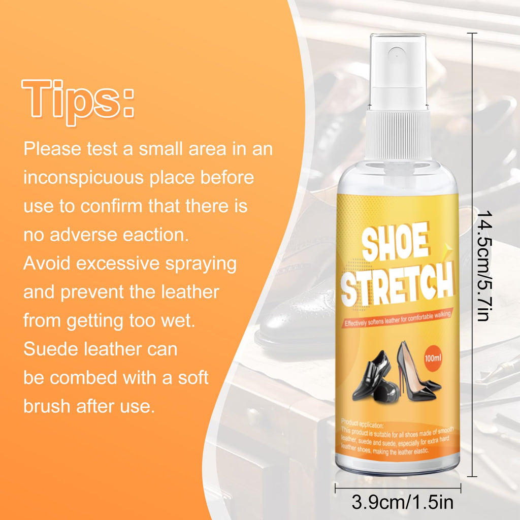 kuailaya Shoe Stretch Spray, Professional Shoe Stretcher Boot Stretcher