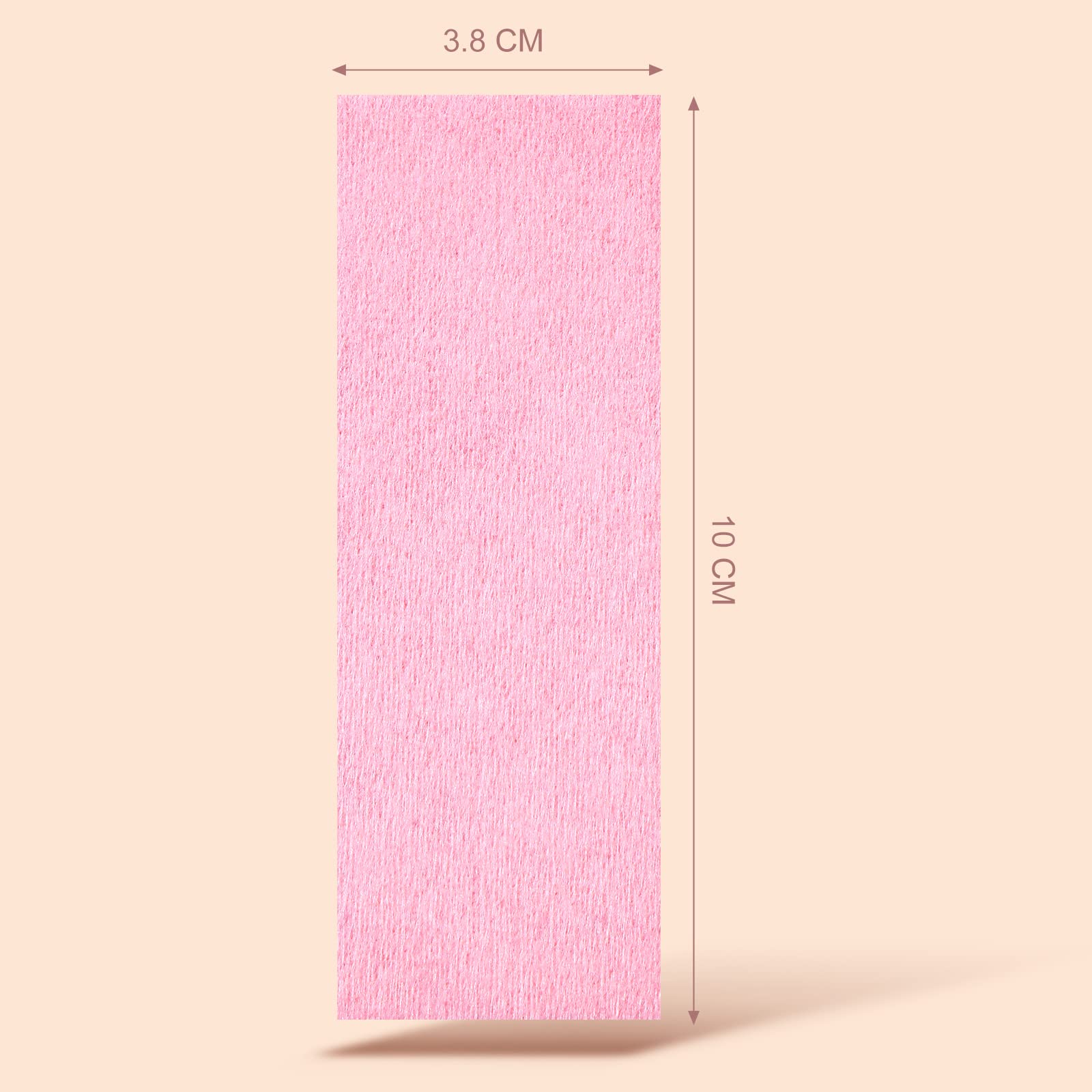 Thenshop 1000 Pieces Pink Non Woven Wax Strips Bulk for All Skin Types, 1.5 x 3.9 inches, Facial and Body Hair Removal Epilating Wax Paper Strip for Women Leg, Chest, Back, Intimate Area And Face