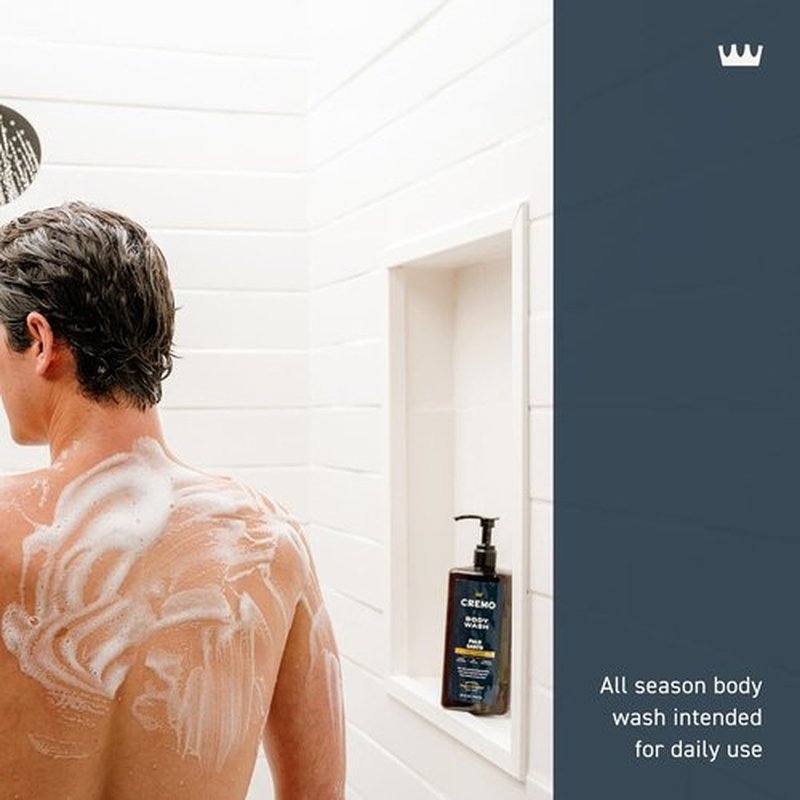 Cremo Palo Santo Body Wash for Men - Rich Lather, 32 Fl Oz | Invigorating Cleanse