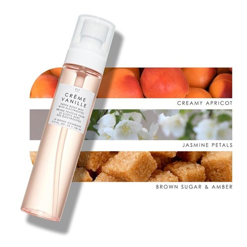 Le Monde Gourmand Crème Vanille Fresh Mist - Vanilla Floral Fragrance | 3.4 fl oz (100 ml)