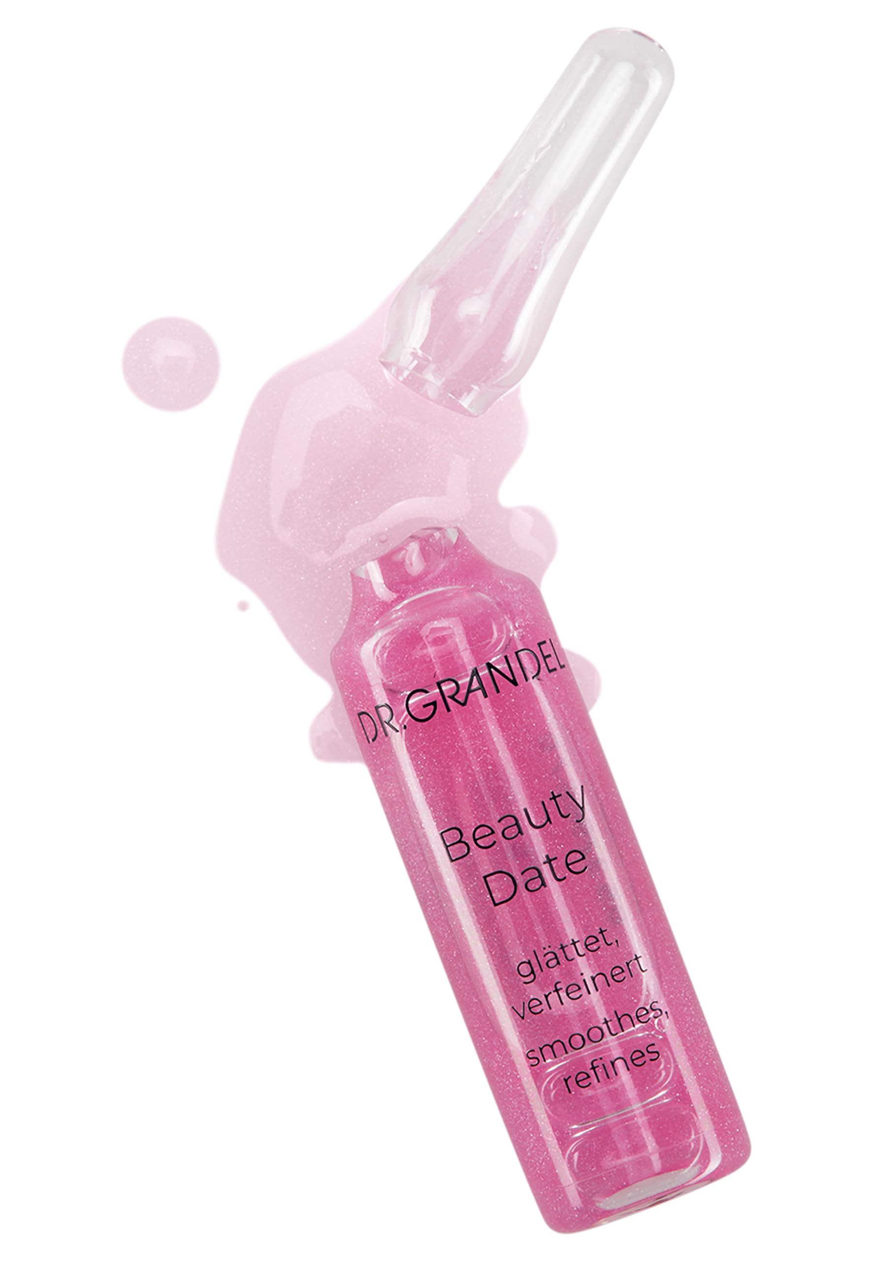 DR. GRANDEL Beauty Date ampoules 3 x 3 ml – smoothing active ingredient concentrate, reduces expression lines, refines the appearance of the skin and delivers an even, radiant complexion