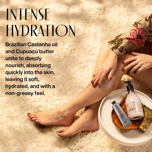Natura Brazil Nut Nourishing Foot Cream - Deeply Moisturizes & Soothes Dry Skin - Vegan & Cruelty-Free - 2.6 oz (75g)