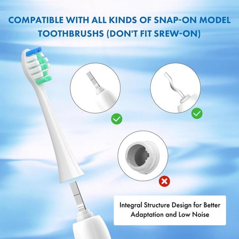 Philips Sonicare Replacement Toothbrush Heads - 10 Pack Soft Electric Brush Heads for Optimal Plaque Control | Compatible with HX9023/65 Series