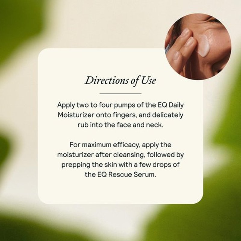 MARK Los Angeles - EQ Daily Moisturizer - EGCG + Quercetin - Hydrating Face Cream - For Dry Skin, Redness & Blemishes - With Jojoba & Squalene Oil - Lightweight Plant-Based Formula - 0.5 fl oz