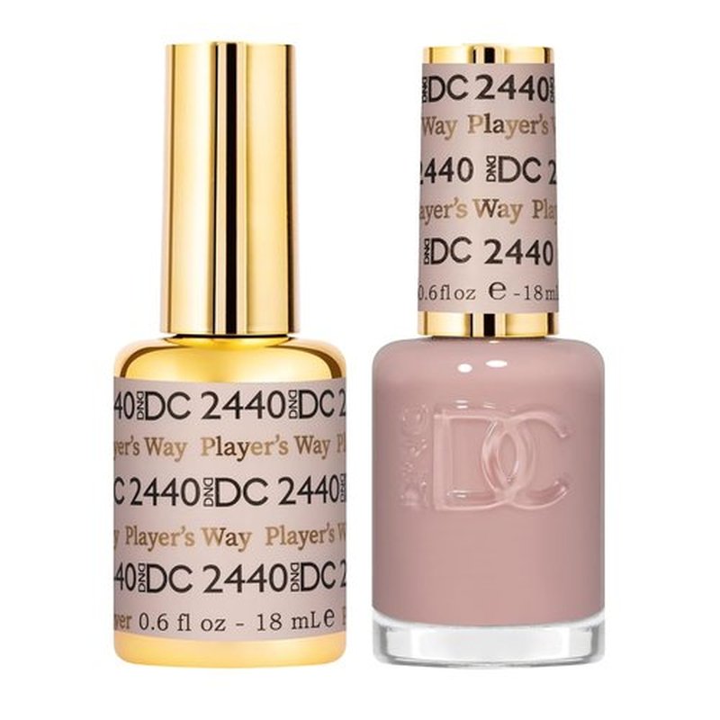 DND DC Gel Polish Set - Sheer Collection | Chip-Free UV Gel & Air Dry Nail Lacquer Duo, 0.5 Fl Oz Each