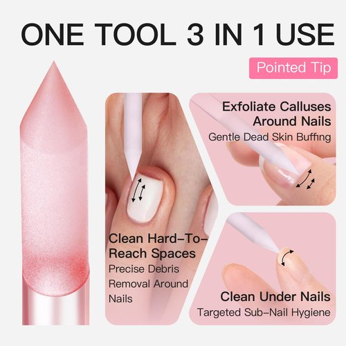Curvlife 10g Semi Solid Nail Glue Gel and 20ml Pinpoint Nail Glue Remover Kit for Press On Nails, Cuticle Pusher with Czech Glass File & for Flawless Application & Removal