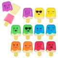12pc Pucker Pop Novelty Lip Gloss Set - Girls Cosmetics Mini Popsicle Lip Gloss Collection, Lip Gloss for Kids, Safe, Non Toxic Kids Makeup Set