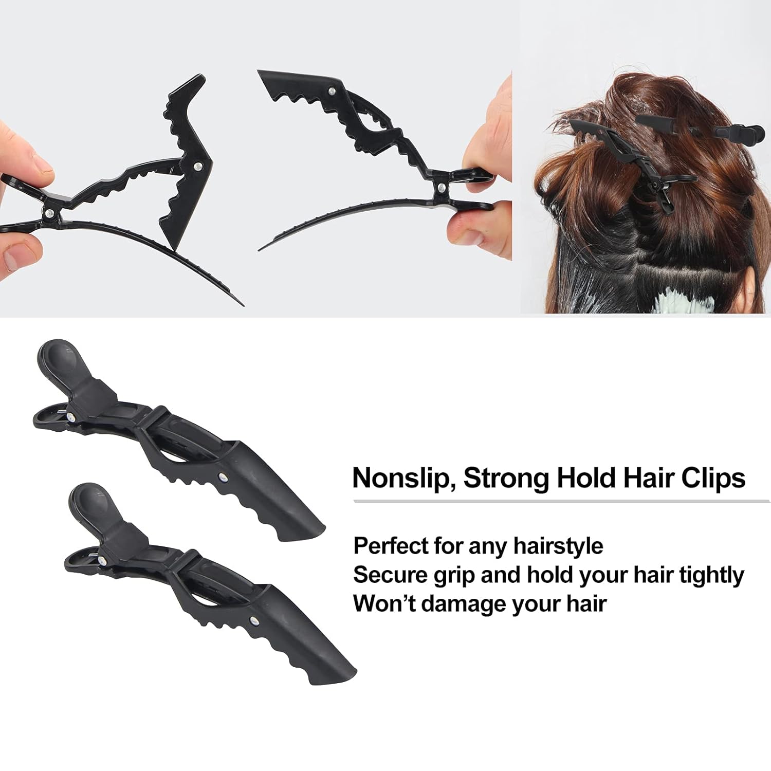 Yexixsr Professional Salon Hair Coloring Kit - 5 Pcs Hair Dyeing Tools with Brush, Bowl & Clips