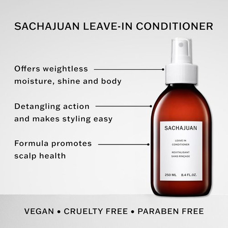 SACHAJUAN Leave-In Conditioner - Lightweight Hydration & Shine with Ocean Silk Technology | 8.4 oz