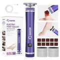 Saker Electric Foot Callus Remover, Electric Foot File Nail Grinder 2 in 1, Rechargeable Pedicure Tools for Feet with 60+10PCS Sandpaper & 12 Adjustable Speeds for Men Women Dead Dry Skin Calluses