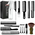 SEIMEIKEN 16 PCS Professional Barber Comb & Brush Set