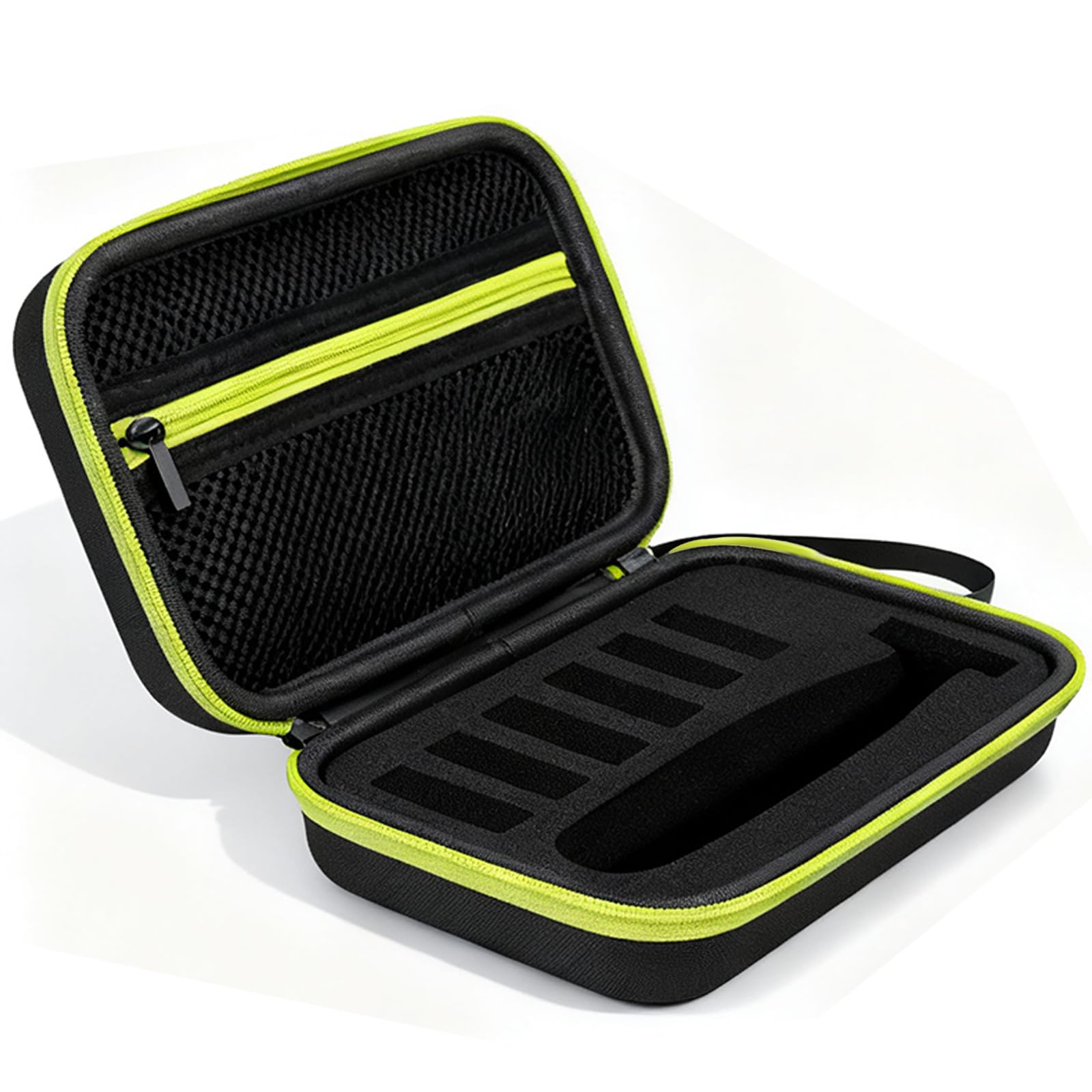 LinMei Hard Travel Case for Electric Trimmers & Shavers - Protective Organizer Compatible with QP27XX, QP28XX and QP6XXX - EVA Shell with Accessory Pocket - Black (Case Only)