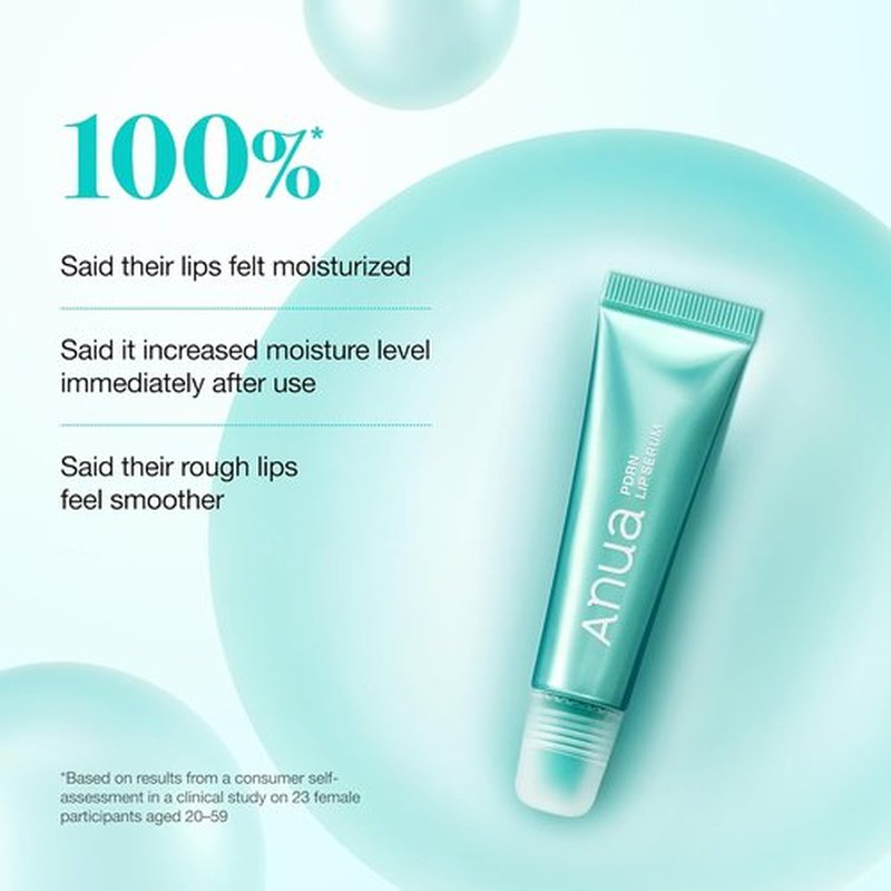 Anua PDRN Lip Serum - Long-Lasting Hydration for Dry Lips | Non-Sticky Moisturizing Care with Salmon DNA & Hyaluronic Acid, 0.33 fl. oz.