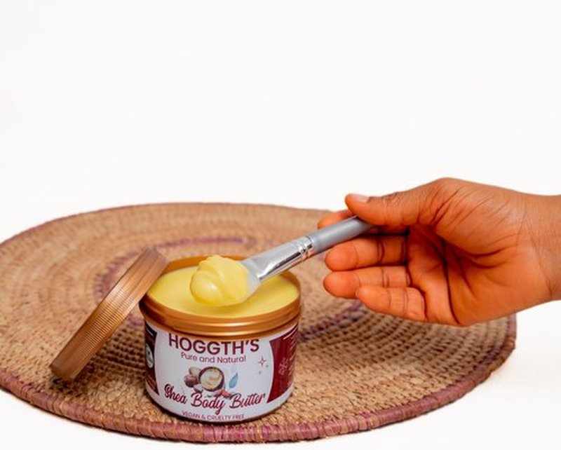 HOGGTH Natural Organic Moisturizers- 100% Pure Grade-A African Shea Body Butter- Suitable for Whipping, DIY Skin Care & Self Care - For Face,Body and Hair.