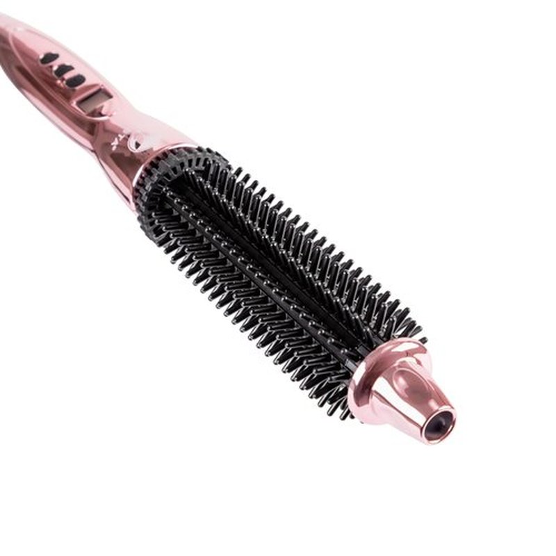 CALISTA Perfecter Pro Heated Round Brush - Lift, Volumize & Style Without Heat Damage | 1.5" Rose Gold for Long Hair