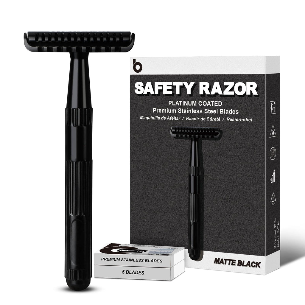 Double Edge Safety Razor, Single Blade Razors for Men and Women