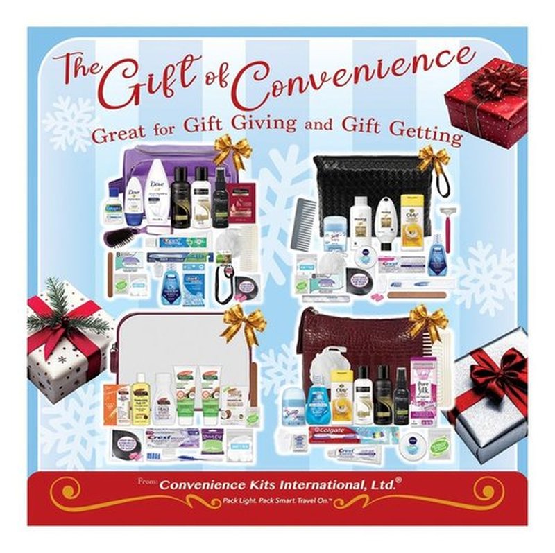 Convenience Kits International Women’s Multicultural 13 pc Travel Kit Featuring: Travel-Size Hair & Body Products (7744)