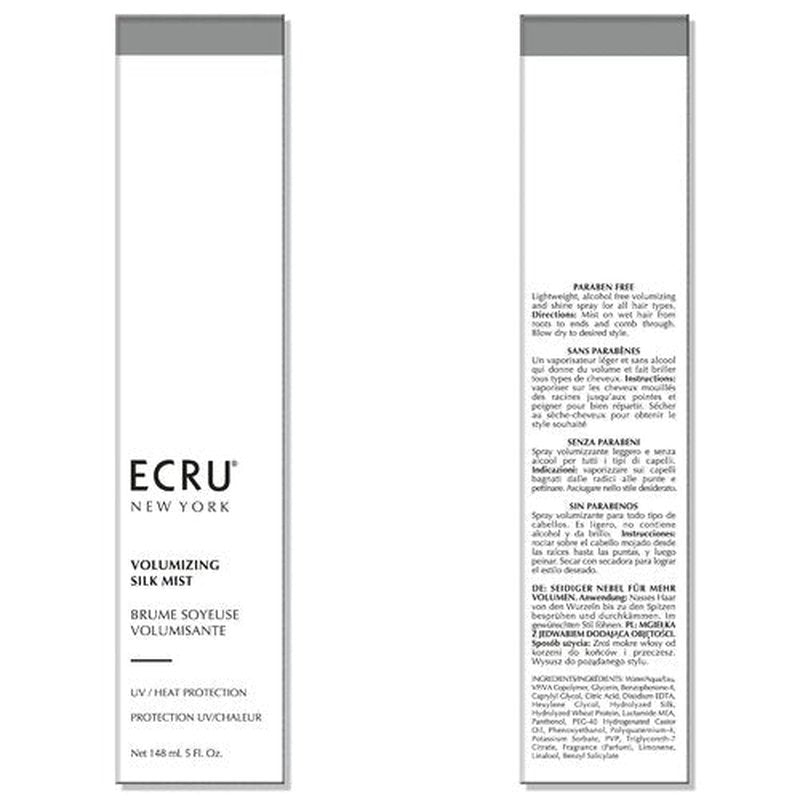 ECRU New York Volumizing Silk Mist - Texturizing Hair Shine Spray, 5oz for Luxurious Volume