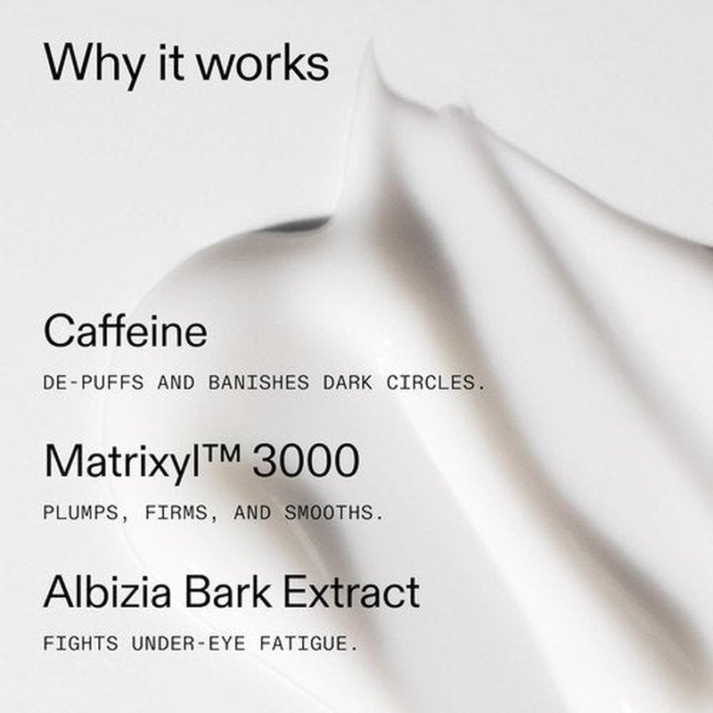 The INKEY List Caffeine Eye Cream - Reduce Puffiness & Dark Circles, Blur Fine Lines | 0.5 fl oz
