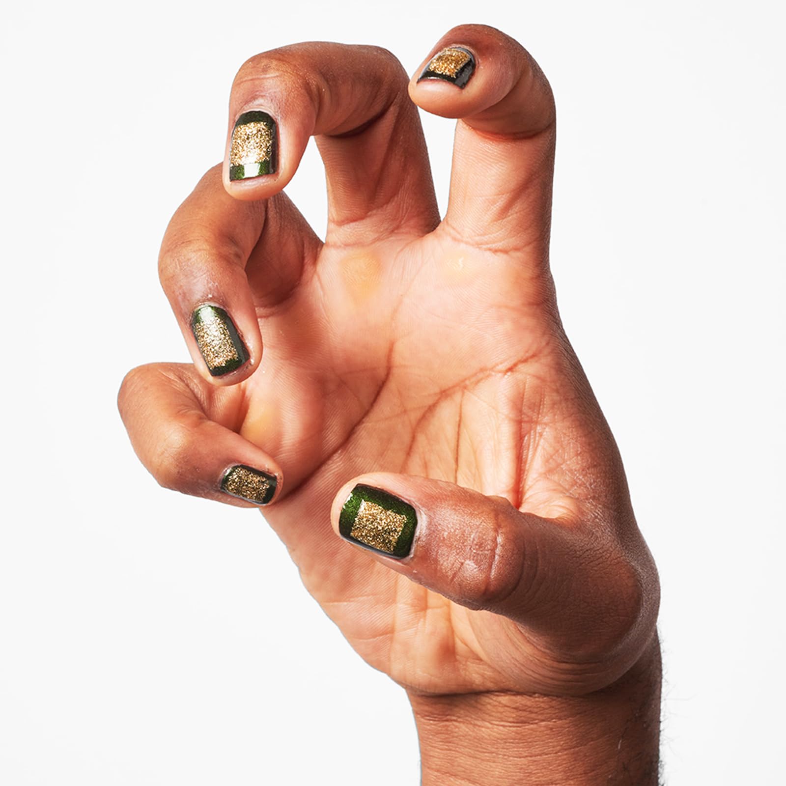 UNDN Vegan Nail Polish - Deep Seeded - Shimmer Green Nail Polish for Women and Men - Long Lasting, Durable Finish - Cruelty Free - 0.5 oz
