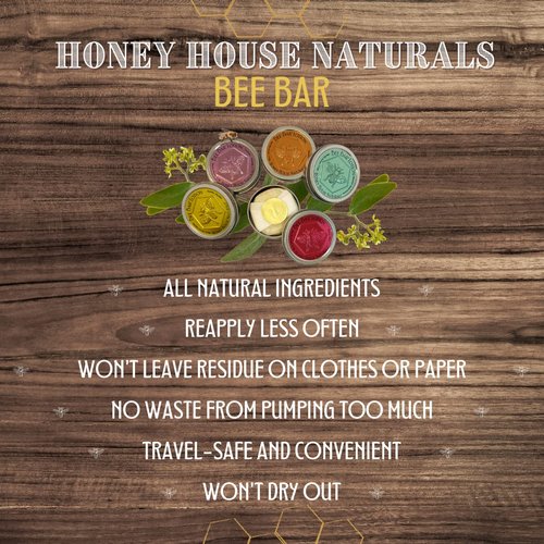 Honey House Naturals 2 Piece Gift Set, All Natural, Ultra Moisturizing Lotion Bar and Lip Butter Infused with Essential Oils, Made in USA, (Variant Name)