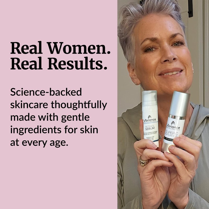 Vibriance Dynamic Duo Skincare Bundle | Super C Vitamin Serum, Retinol Skin Care Set - Age-Defying Night and Day Retinol and Vitamin C Serum for Face Routine Skincare Kit