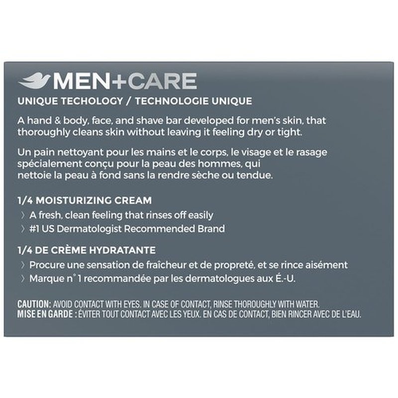 Dove Men+Care Soap Bar, Extra Fresh Scent 36-Pack – Hydrating 3-in-1 Body, Hand, and Face Cleanser for Men, 2.6 Oz Ea