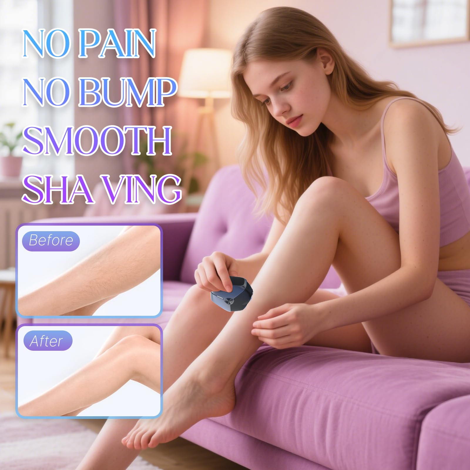 Electric Razors for Women, Electric Shaver for Women, Women's Electric Shaver for Legs Cordless Painless Facial Hair Removal Trimmer for Womens Bikini, Lady Grooming Sensitive Skin for Arms, Underarms