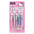 Hello Kitty 5 Pc Plant Based, Moisturizing Lip Gloss Makeup Set for Girls Kids Toddlers, Perfect for Parties Sleepovers Makeovers Birthday Gift for Girls 3 Yrs+ by Townley Girl