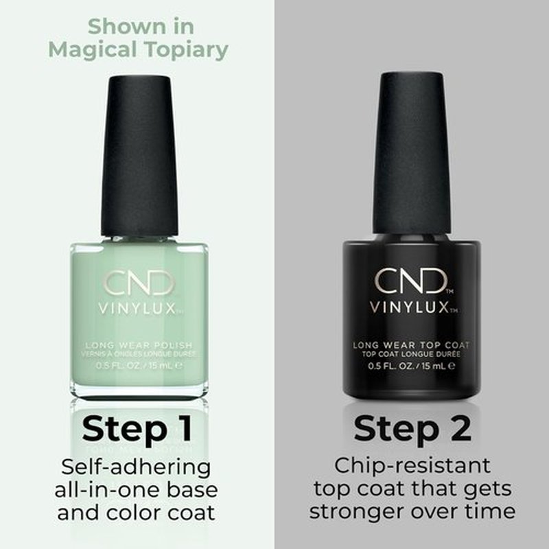 CND Vinylux Nail Polish - Longwear Formula with Gel-Like Shine & Chip Resistance - Green Color