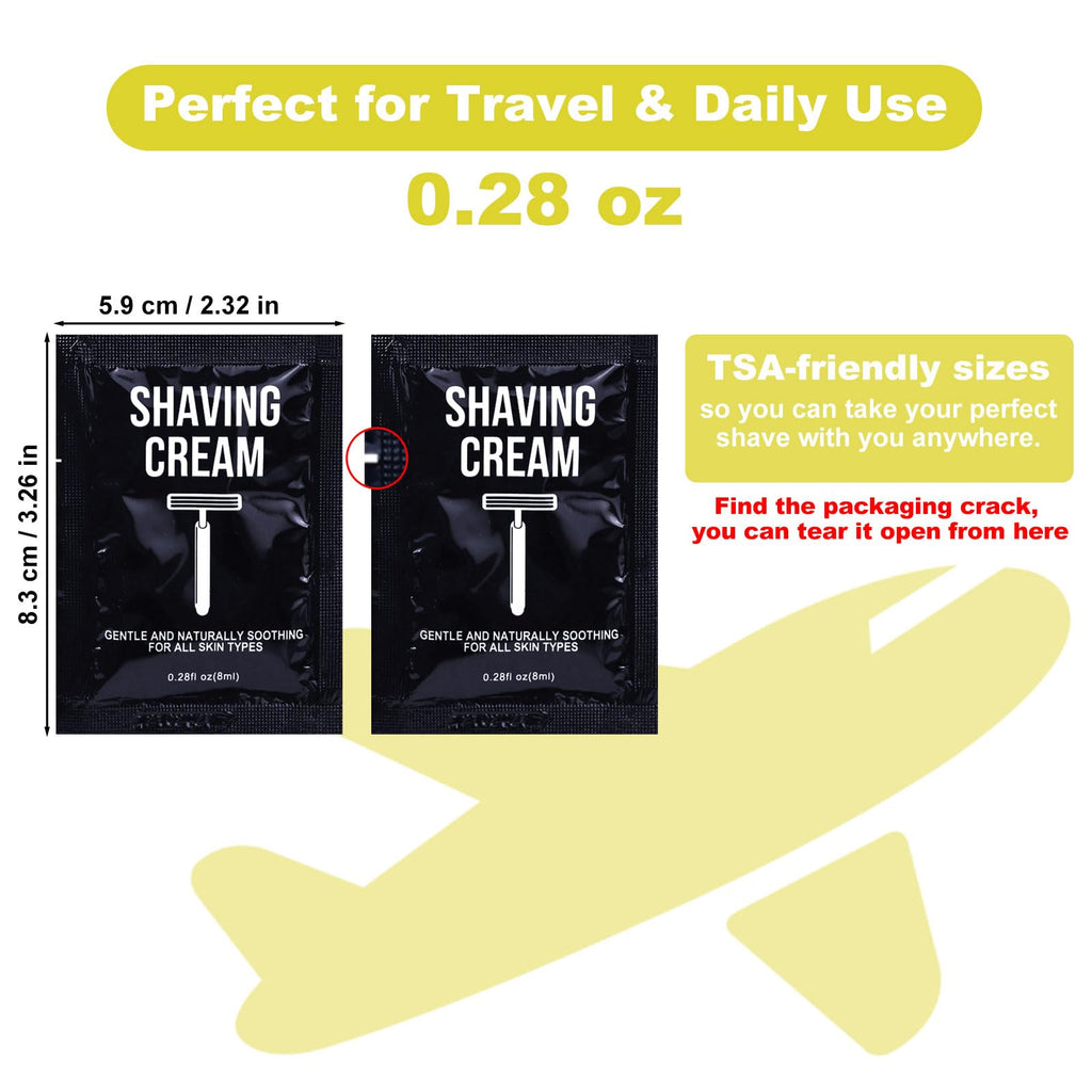 Disposable Razors in Bulk Razors and Shaving Cream Bulk,Shave Kit in Bulk Twin Blade Razors with Protective Cap for Hotel, Airbnb, Homeless, Shelter, Camping and Travel (240)