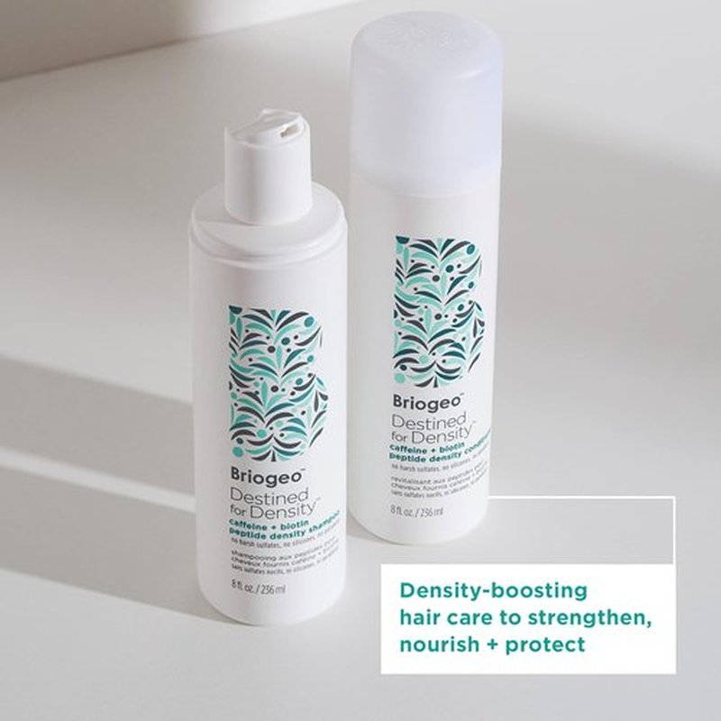 Briogeo Destined For Density Conditioner - Caffeine & Biotin Peptide Formula | Boosts Hair Thickness & Volume | Vegan & Silicone-Free